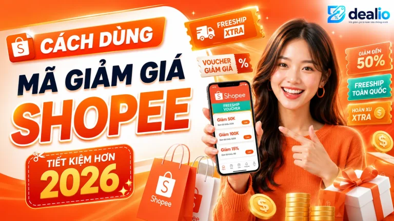 Cách dùng mã giảm giá Shopee đơn giản, tiết kiệm nhất 2026