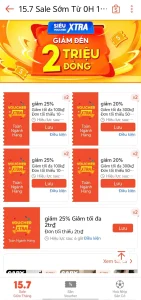 săn sale shopee 15 tháng 07 năm 2026