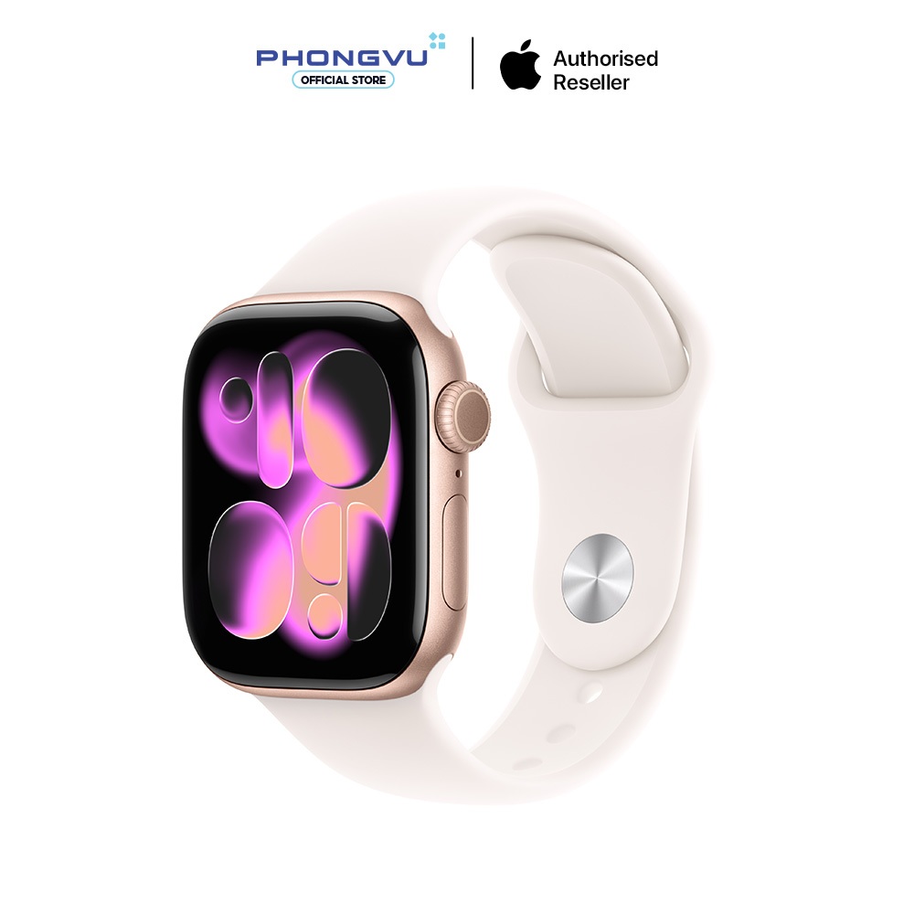 Đồng hồ thông minh Apple Watch Series 11 Vỏ Nhôm (GPS) 42mm Sport Band – size S/M – Hàng chính hãng